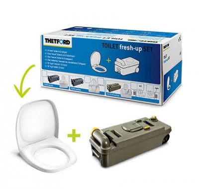Thetford Toalett Fresh-Up Sett C2/C3/C4 - Venstre - Fynd