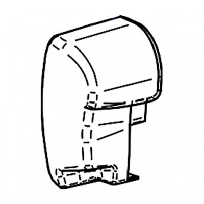 Thule Omnistor 8000 med motor ändkåpa vänster sida antrasit