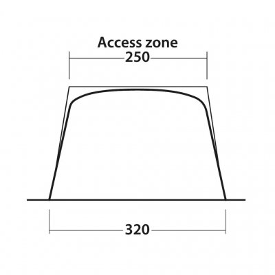 Outwell Touring Shelter Dimensjoner