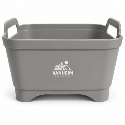 Vanheim Flexa oppvaskbalje på 16 liter er perfekt for camping i campingvogn, bobil og telt.