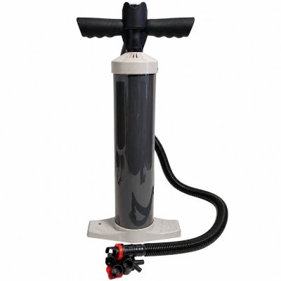 Vanheim teltpumpe med manometer for familietelt og fortelt.