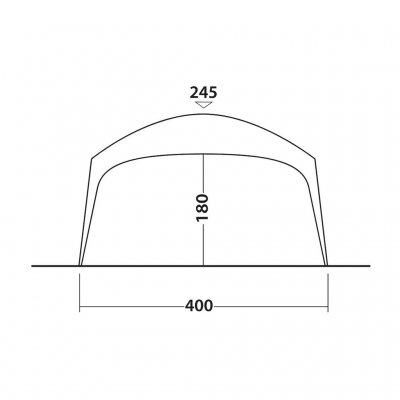 Høyde på Outwell Wakefield Shelter XL